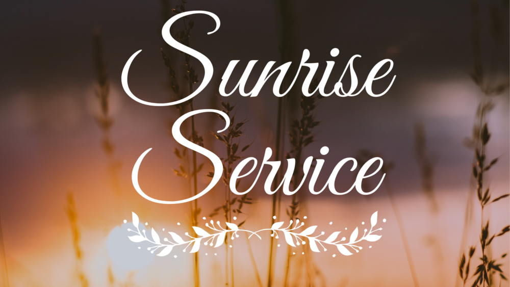 Sunrise Service Image